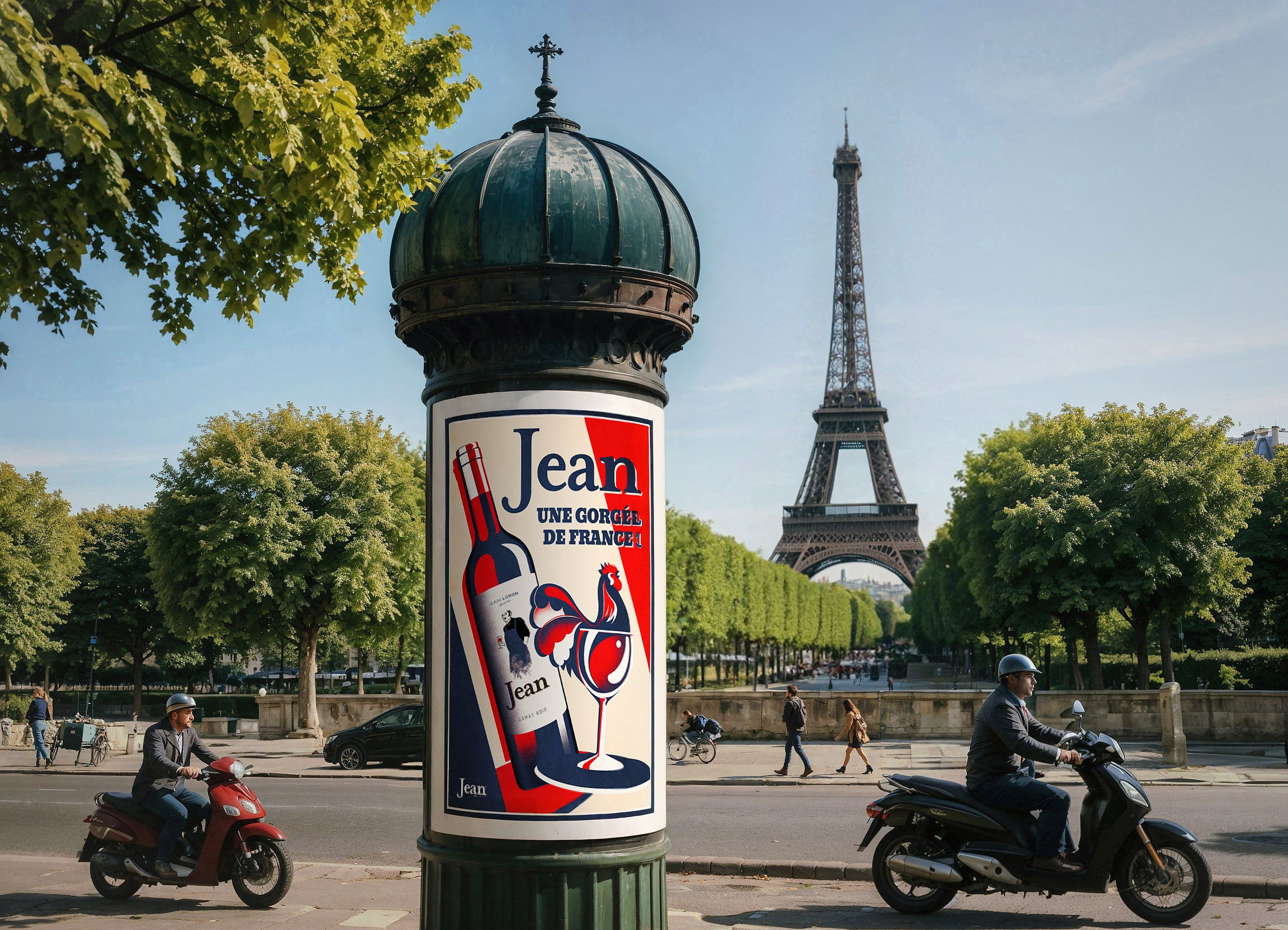 Вино Червено Жан Лорон Бужоле -Вилаж Гаме Ноар Риф 69 0.750