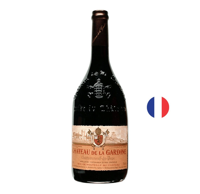 Вино Червено Шато Де Ла Гардин Шатоньоф дю Пап 2020 - 0.750 - Champagne Wine Shop
