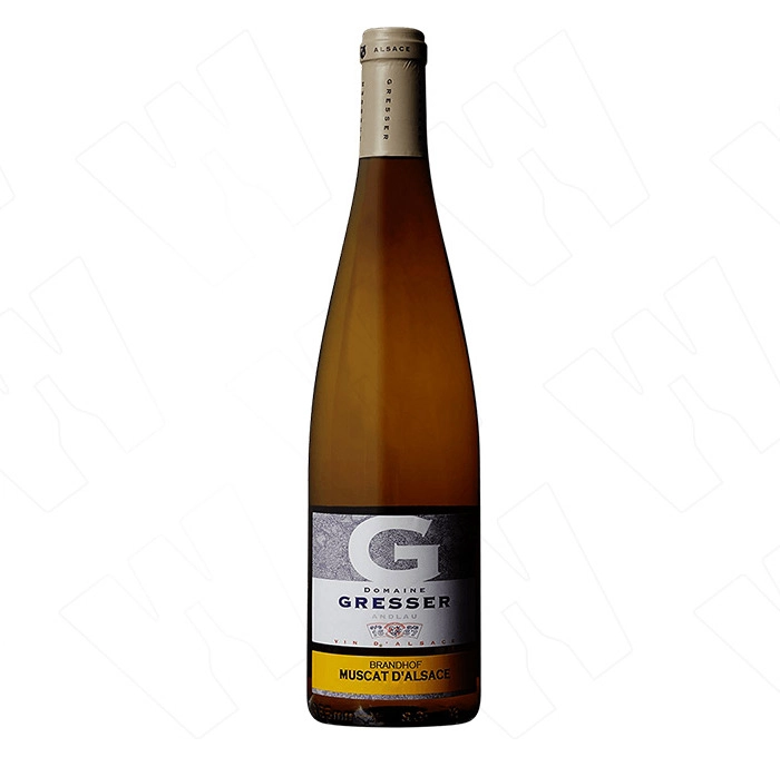Вино Бяло Домейн Гресер Брандхоф Мускат д;Алзас 2018 0.750 - Champagne Wine Shop