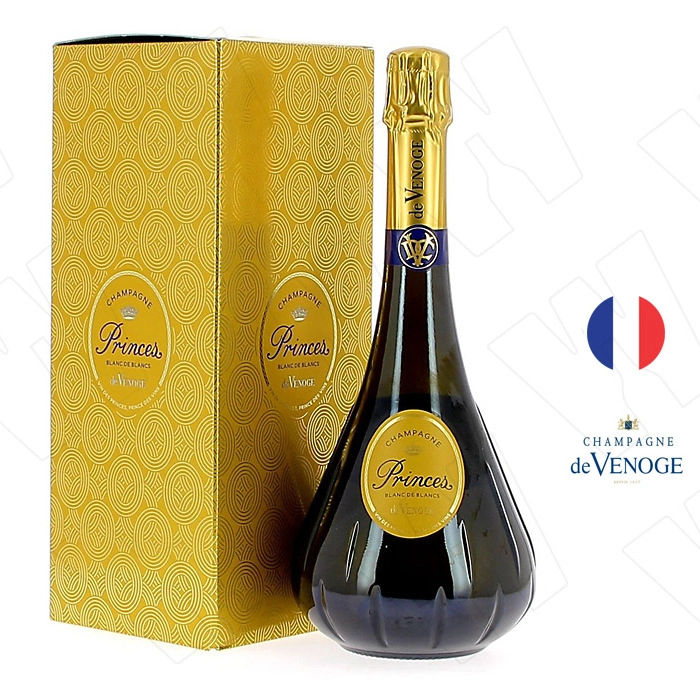 Вино Шампанско Де Венож Принцес Блан Де Блан N.V. 0.750 - Champagne Wine Shop
