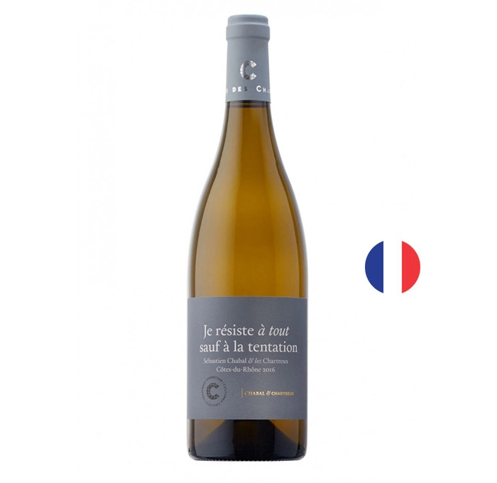 Вино Бяло Шартрьо Же резисте а ту Шабал Блан 0.750 - Champagne Wine Shop