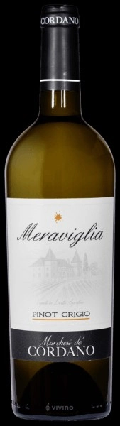 Вино Бяло Меравиля Пино Гриджо 0.750 - Champagne Wine Shop
