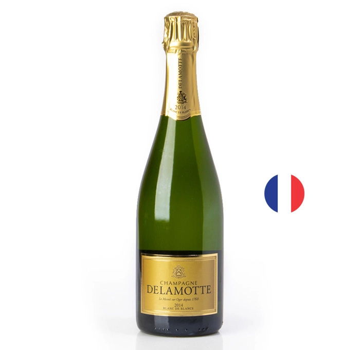 Вино Шампанско Деламот Блан де Блан 2014 - 0.750 - Champagne Wine Shop