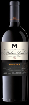 Вино Червено Братя Минкови Енотека Каберне Совиньон 2017 0.750 - Champagne Wine Shop