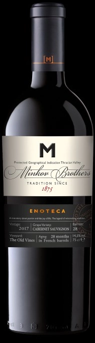 Вино Червено Братя Минкови Енотека Каберне Совиньон 2017 0.750 - Champagne Wine Shop