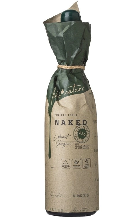 Вино Червено Шато Копса Био Каберне Совиньон Naked 0.750 - Champagne Wine Shop