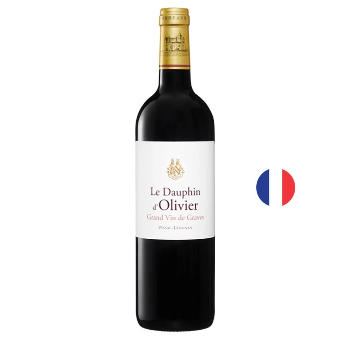Вино Червено Льо Дофен д;Оливие Руж 2019 Гран Вин дьо Грав 0.750 - Champagne Wine Shop