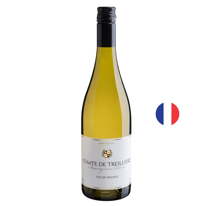 Вино Бяло Комт дьо Трейлиер Совиньон Блан 0.750 - Champagne Wine Shop