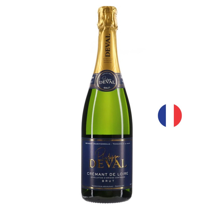 Вино Креман Филип Дьовал Брут де Лоара 0.750 - Champagne Wine Shop