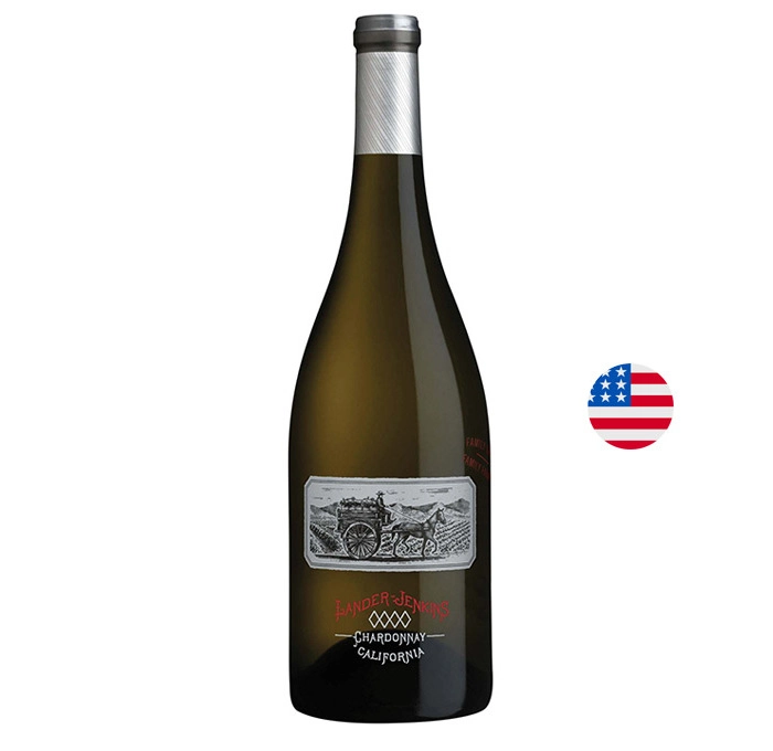 Вино Бяло Ландер Дженкинс Шардоне Калифорния 2020 0.750 - Champagne Wine Shop