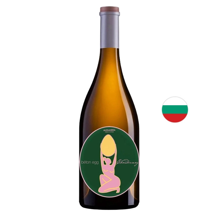 Вино Бяло Александра Естейт Шардоне Бетоново яйце 0.750 - Champagne Wine Shop
