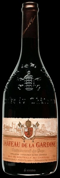 Вино Червено Шато Дьо Ла Гардин Шатоньоф Дю Пап 2019 0.500 - Champagne Wine Shop