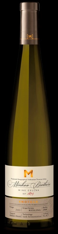 Вино Бяло Братя Минкови Енотека Ризлинг 0.750 - Champagne Wine Shop