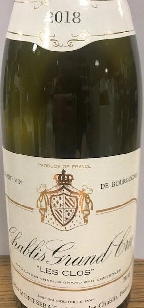 Вино Бяло Ламблин Шабли Гран Крю Ле Кло 2018 0.750 - Champagne Wine Shop