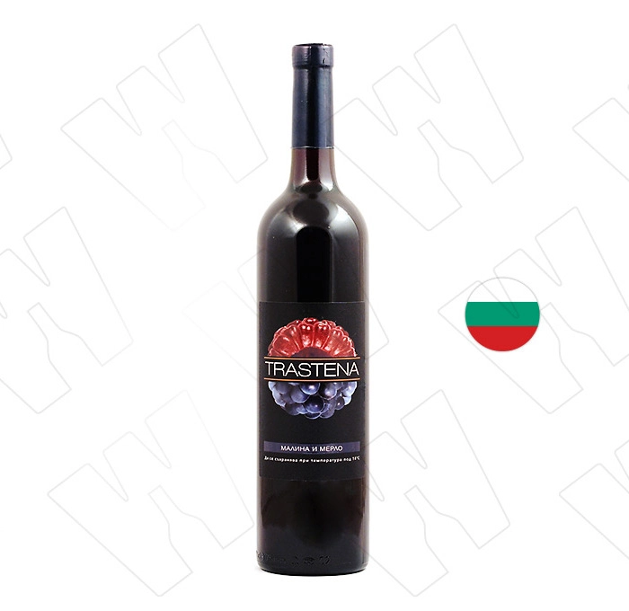 Вино Червено Трастена Малина-Мерло N.V.  0.750 - Champagne Wine Shop