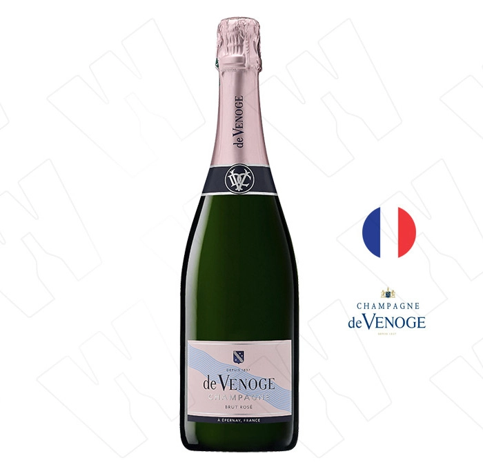 Вино Розе Шампанско Де Венож Брут Розе 0.750 - Champagne Wine Shop
