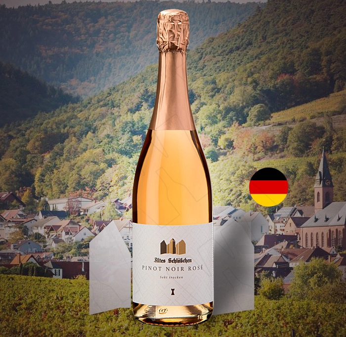 Вино Пенливо Розе Пино Ноар Розе Сект Трокен 0.750 - Champagne Wine Shop