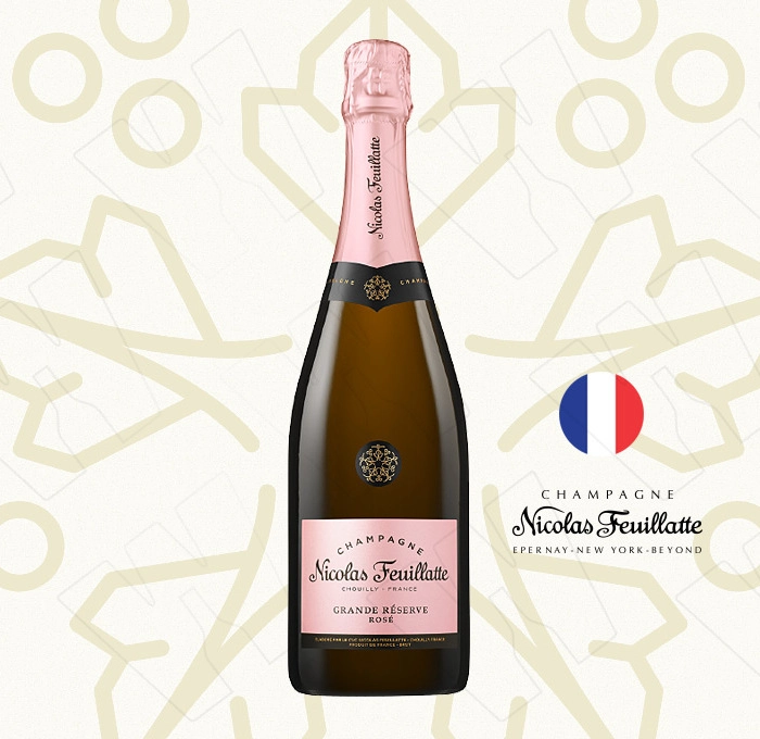 Вино Розе Шампанско Никола Гранде Резерве Розе N.V. 0.750 - Champagne Wine Shop