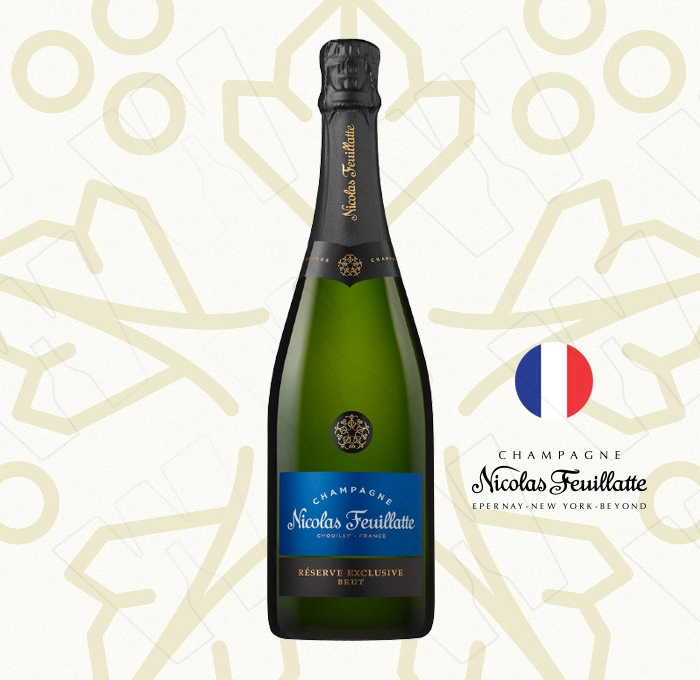 Вино Шампанско Никола Резерв Ексклузив Брут 0.750 Л - Champagne Wine Shop