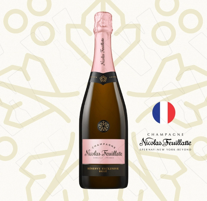 Вино Розе Шампанско Никола Резерв Ексклузив Розе 0.375 - Champagne Wine Shop