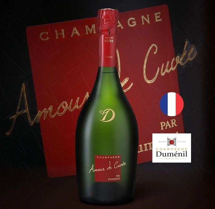 Вино Шампанско Думенил Амур де Кюве Блан де Ноар 0.750 - Champagne Wine Shop