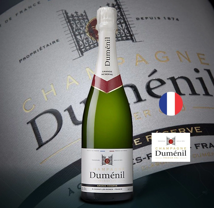 Вино Шампанско Думенил Гранде Резерва Премиер Крю Брут 0.750 Л - Champagne Wine Shop