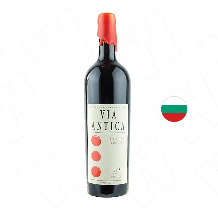 Вино Червено Виа Антика Каберне Совиньон с дъб 2021 0.750 - Champagne Wine Shop