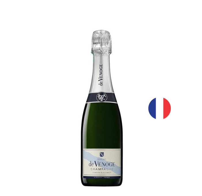 Вино Шампанско Де Венож Кордон Бльо Брут 0.2 00 - Champagne Wine Shop