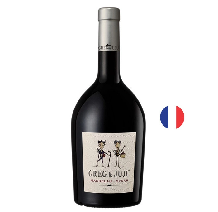 Вино Червено Грег & Жужу Марселан - Сира 0.750 - Champagne Wine Shop