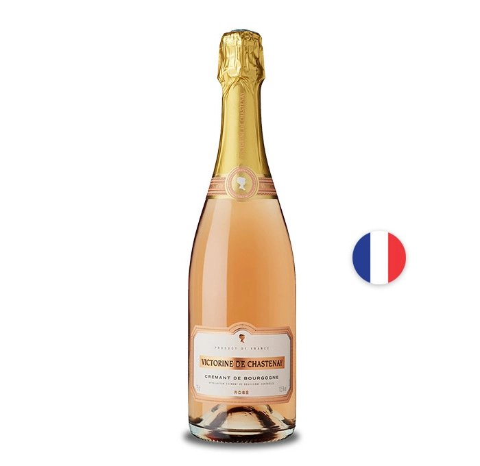 Вино Креман Викторин де Шастене Креман де Бургон Розе N.V.  0.750 - Champagne Wine Shop