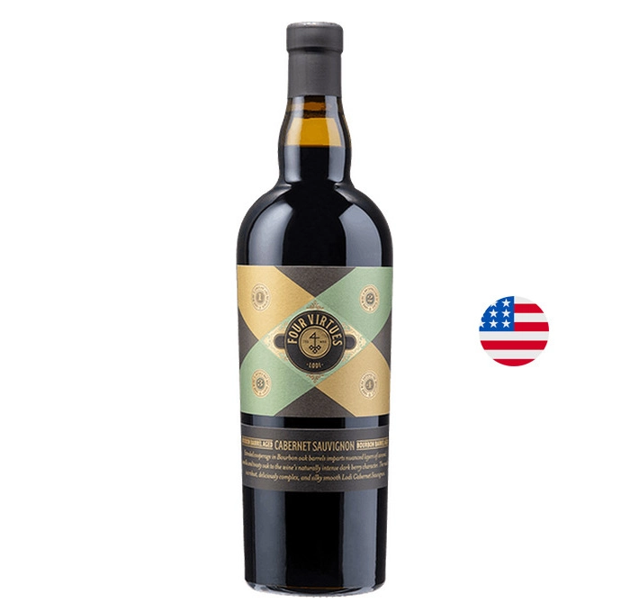 Вино Червено Фоур Въртюс 2017 Лоди Каберне Совиньон 0.750 - Champagne Wine Shop