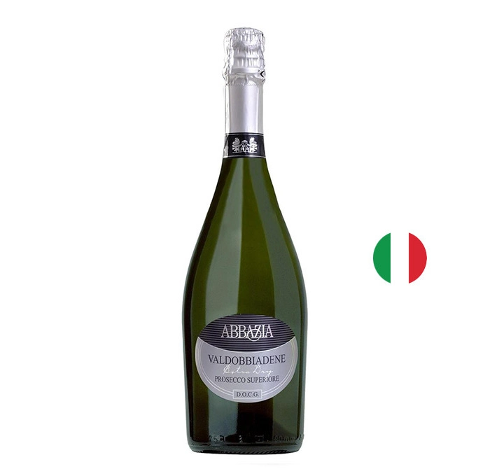 Вино Просеко Валдобиадене Супериоре ДОКГ екстра драй Аббация 0.750 - Champagne Wine Shop
