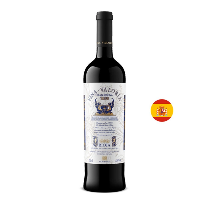 Вино Червено Вина Валория Риоха Тинто Гран Резерва 1999 - 0.750 - Champagne Wine Shop