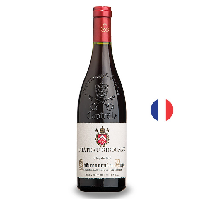 Вино Червено Шато Жигонан Шатоньоф дю Пап Кло дю Роа 2015 0.750 - Champagne Wine Shop