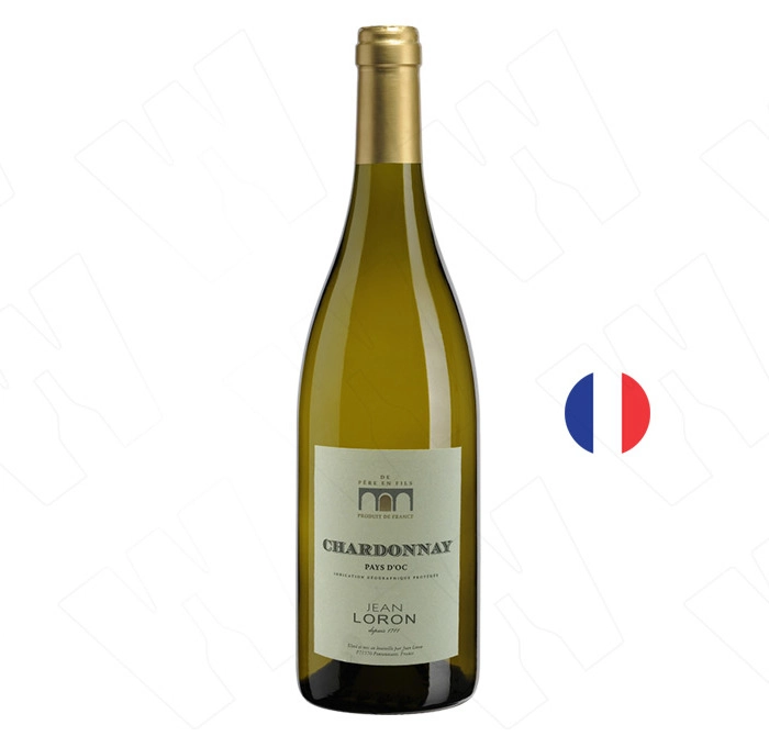 Вино Бяло Жан Лорон Шардоне Пеи д;Ок 2019 0.750 - Champagne Wine Shop