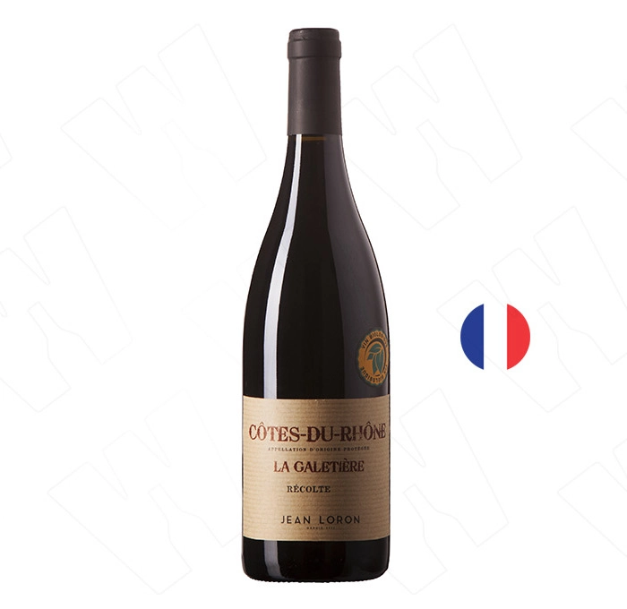 Вино Червено Жан Лорон Кот дю Рон Ла Галетиер 2020 0.750 - Champagne Wine Shop