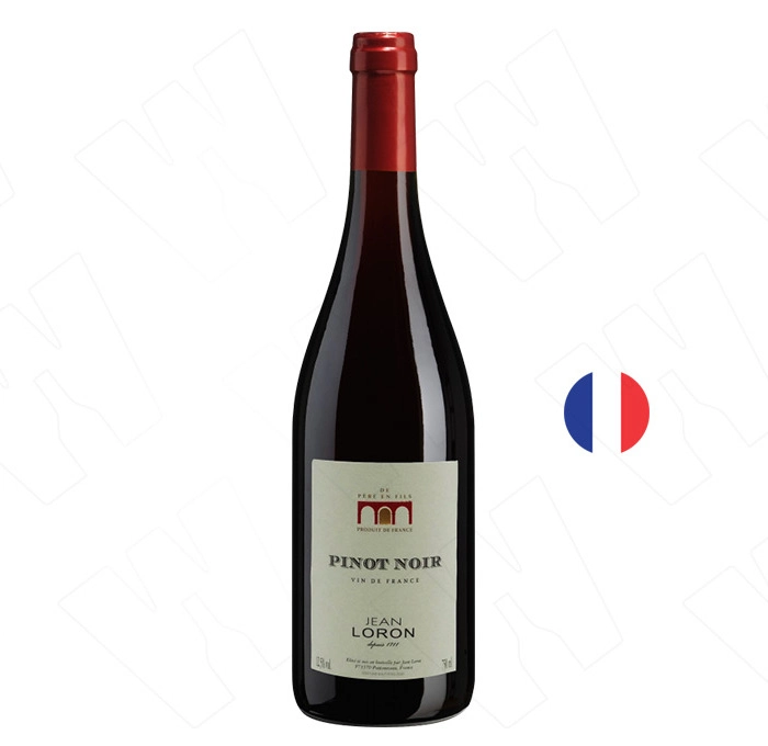 Вино Червено Жан Лорон Вин дьо Франс Пино Ноар 2018 0.750 - Champagne Wine Shop
