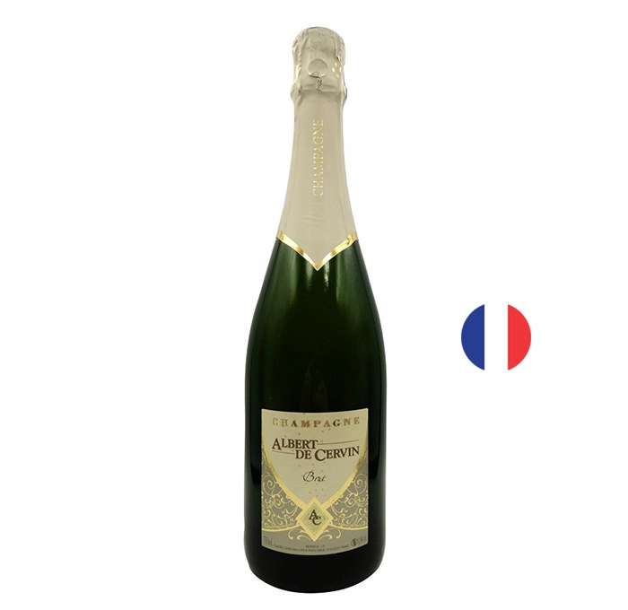 Вино Шампанско Албер Де Сервен Брут Стик Уайнс N.V. 0.750 - Champagne Wine Shop