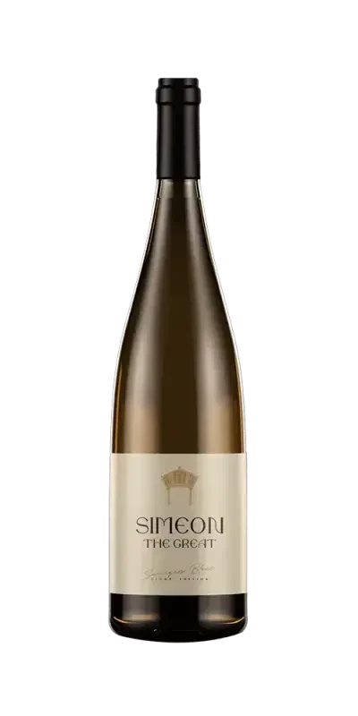 Вино Бяло Цар Симеон Совиньон блан бял етикет 0.750 - Champagne Wine Shop