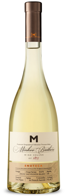 Вино Бяло Братя Минкови Совиньон Блан Енотека 0.750 - Champagne Wine Shop