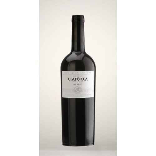Вино Червено Старосел Мерло 0.750 - Champagne Wine Shop