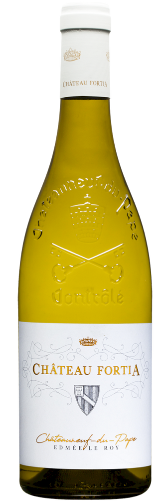 Вино Бяло Шато Фортиа блан Шатоньоф дю Пап Едме Льо Роа 0.750 - Champagne Wine Shop
