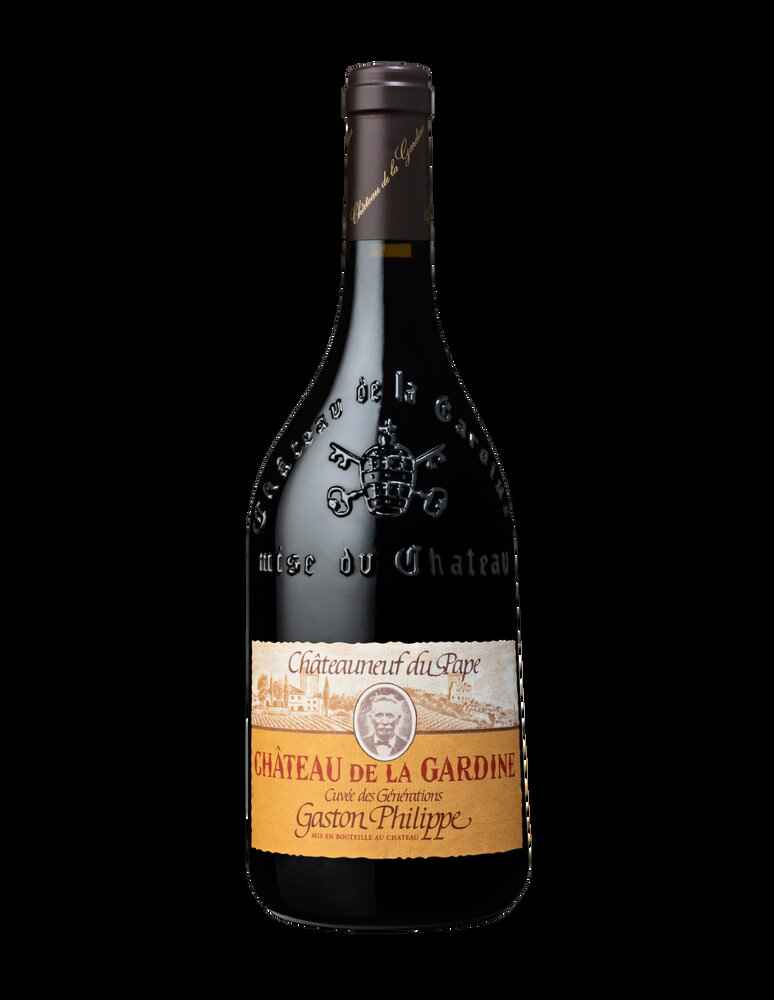 Вино Червено Шато де Ла Гардин Шатоньоф дю Пап 2019 - 1.5 - Champagne Wine Shop