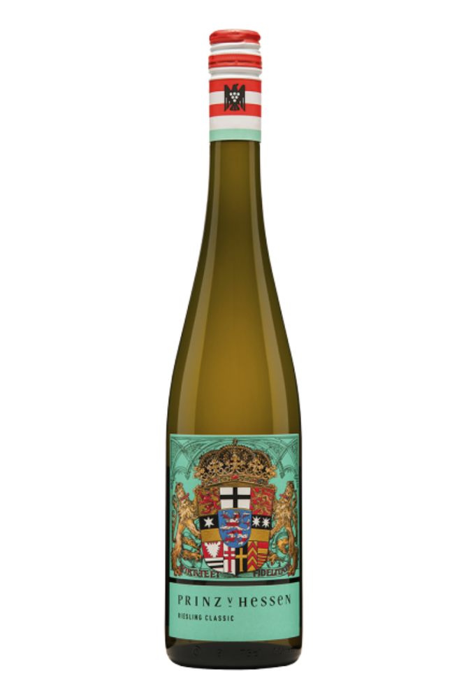 Вино Бяло Принц фон Хесен Класик Ризлинг 2023 0.750 - Champagne Wine Shop
