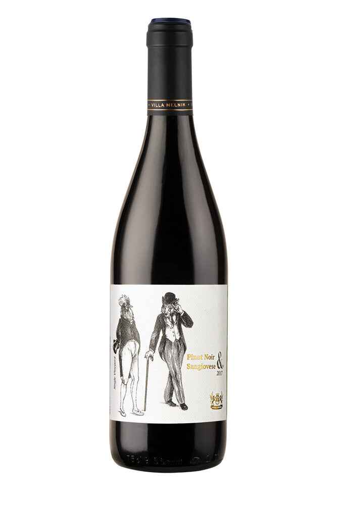 Вино Червено Вила Мелник Пино Ноар & Санджовезе 0.750 - Champagne Wine Shop