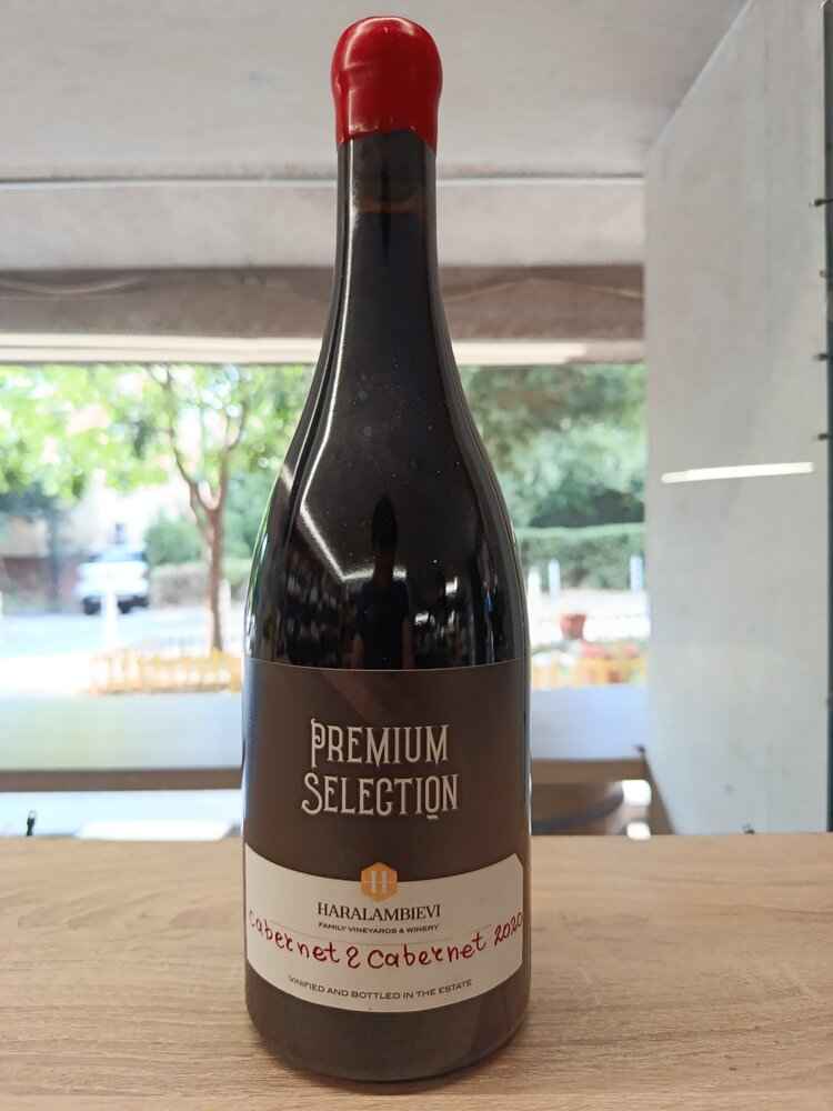 Вино Червено Хараламбиеви Премиум Селекшън Каберне и Каберне 0.750 - Champagne Wine Shop