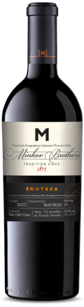 Вино Червено Братя Минкови Енотека Мавруд 0.750 - Champagne Wine Shop