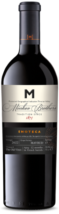 Вино Червено Братя Минкови Енотека Мавруд 0.750 - Champagne Wine Shop