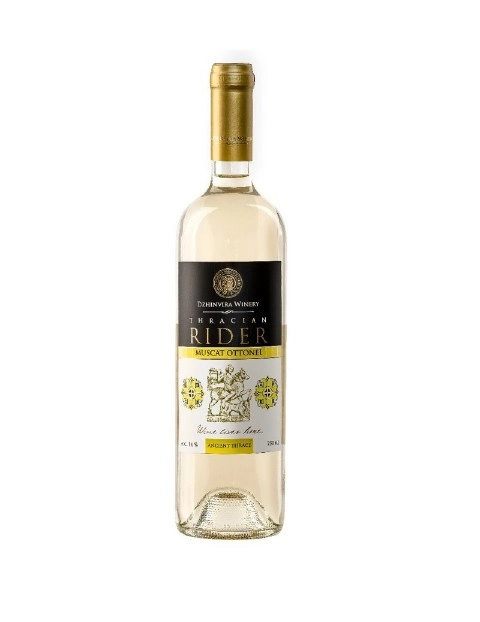 Вино Бяло Джинвира Мускат Отонел 0.750 - Champagne Wine Shop