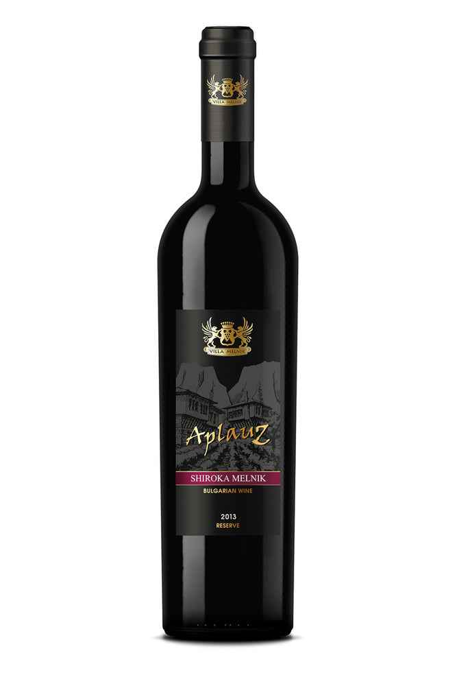 Вино Червено Аплауз Широка Мелнишка Лоза 0.750 - Champagne Wine Shop